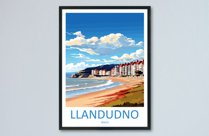 Llandudno Wales Travel Poster