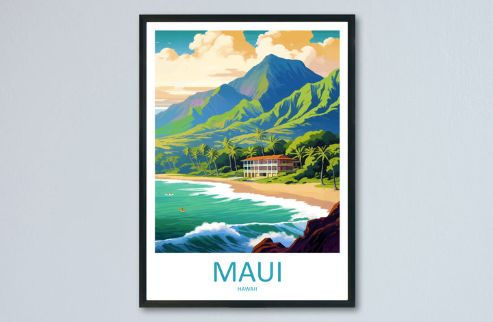 Maui Hawaii USA Travel Poster