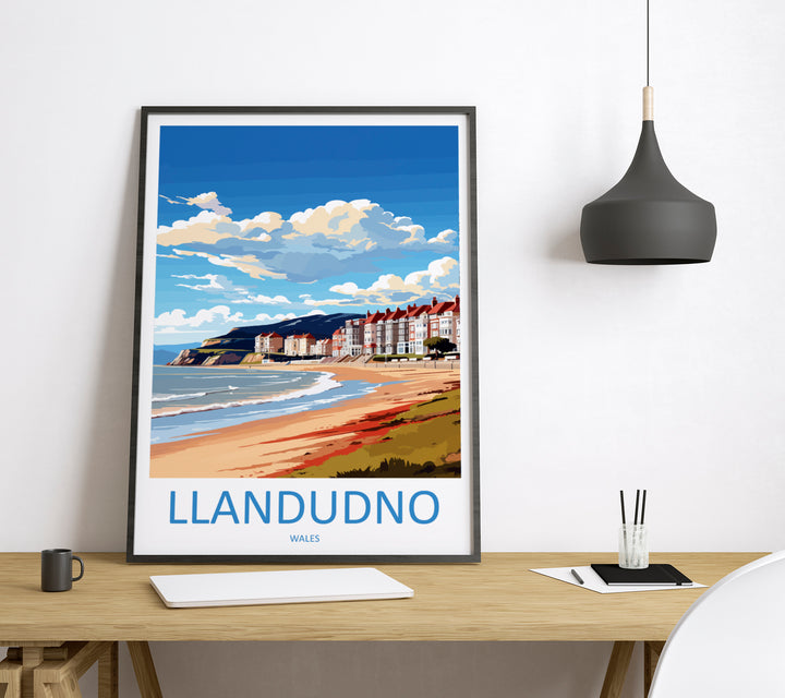 Llandudno Wales Travel Poster