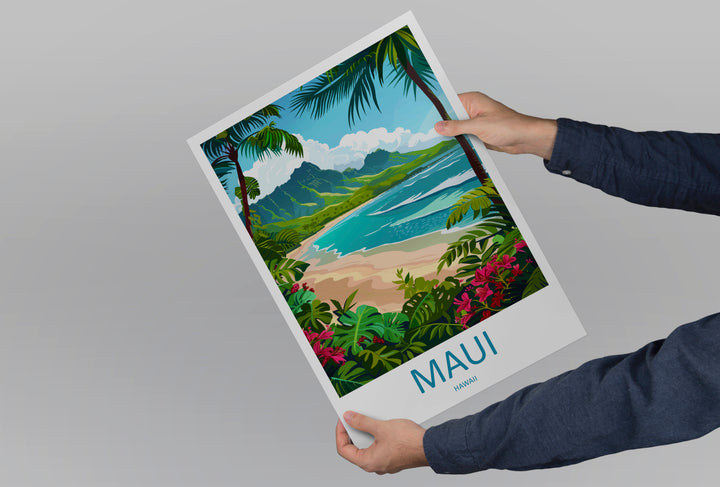 Maui Hawaii USA Travel Poster