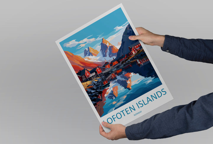 Lofoten Islands Norway Travel Poster
