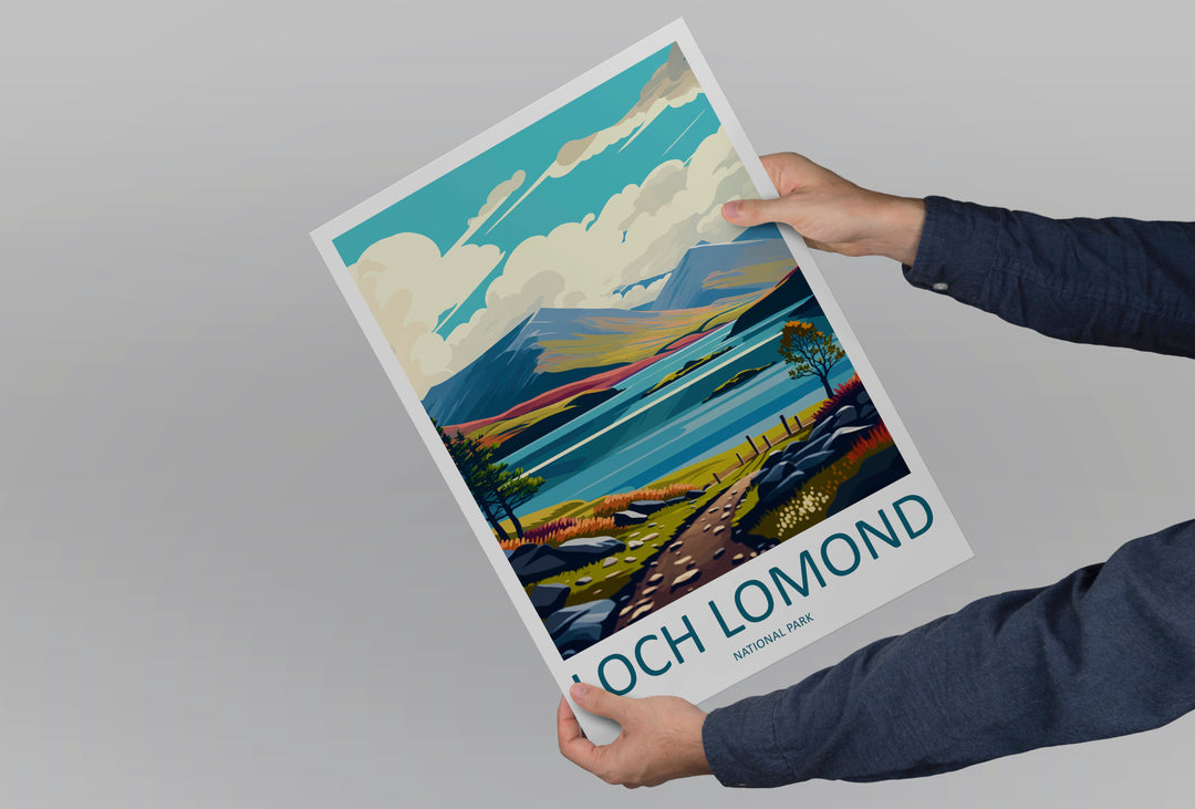 Loch Lomond England Travel Poster