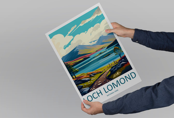 Loch Lomond England Travel Poster