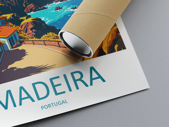 Madeira Portugal Travel Poster