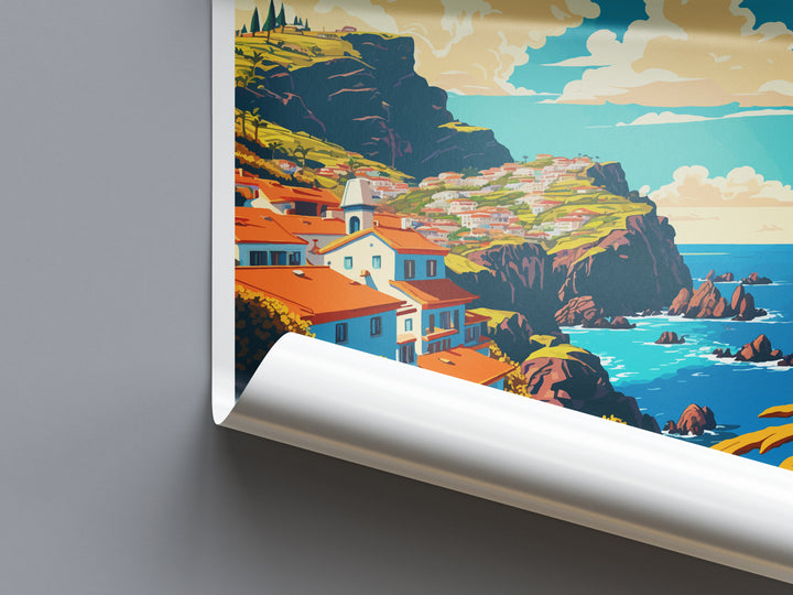 Madeira Portugal Travel Poster