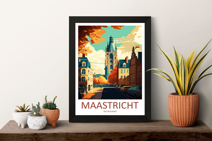 Maastricht Travel Print Maastricht Home Décor Maastricht Art Print Maastricht Wall Print Maastricht Gift For Netherlands Art Maastricht Wall