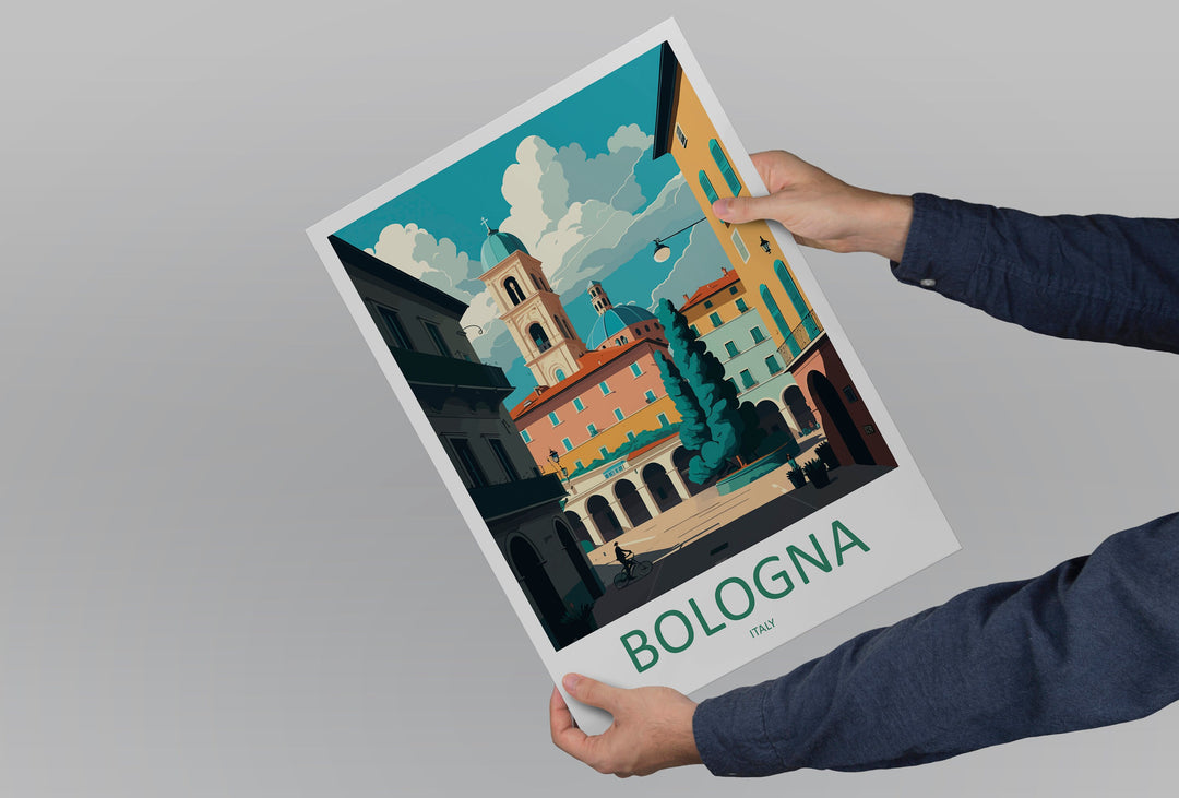 Bologna Travel Print Wall Art Bologna Wall Hanging Home Decoration Bologna Gift Art Lovers Wall Art Print Art Bologna Travel Print Italy Art