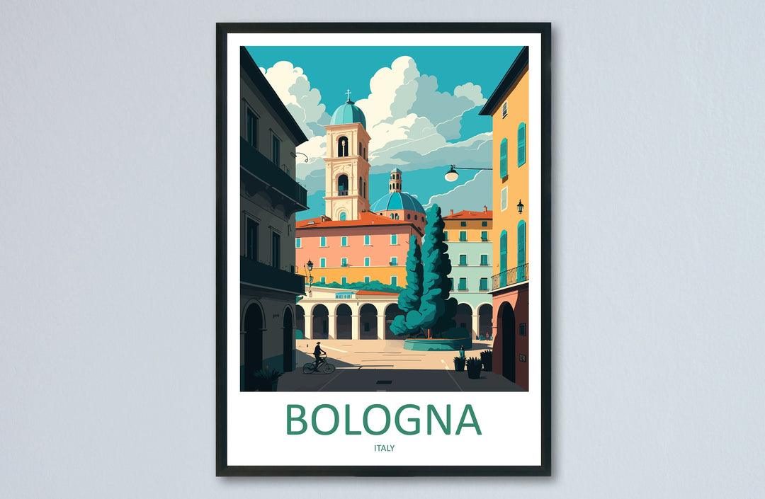 Bologna Travel Print Wall Art Bologna Wall Hanging Home Decoration Bologna Gift Art Lovers Wall Art Print Art Bologna Travel Print Italy Art
