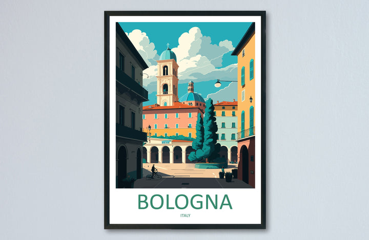 Bologna Travel Print Wall Art Bologna Wall Hanging Home Decoration Bologna Gift Art Lovers Wall Art Print Art Bologna Travel Print Italy Art
