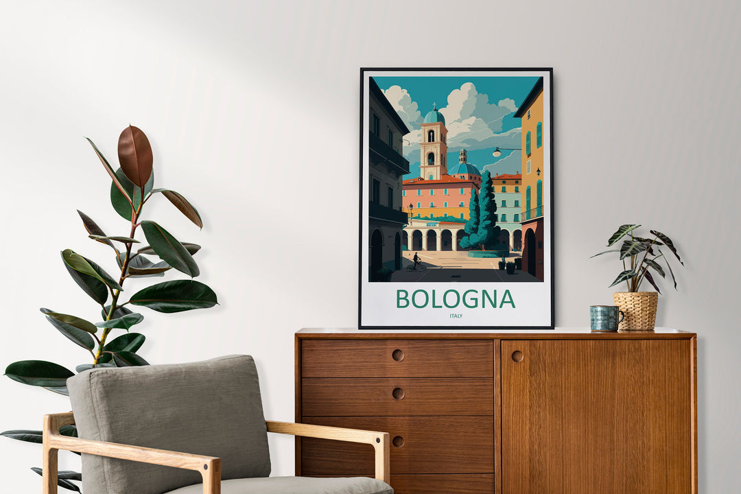 Bologna Travel Print Wall Art Bologna Wall Hanging Home Decoration Bologna Gift Art Lovers Wall Art Print Art Bologna Travel Print Italy Art