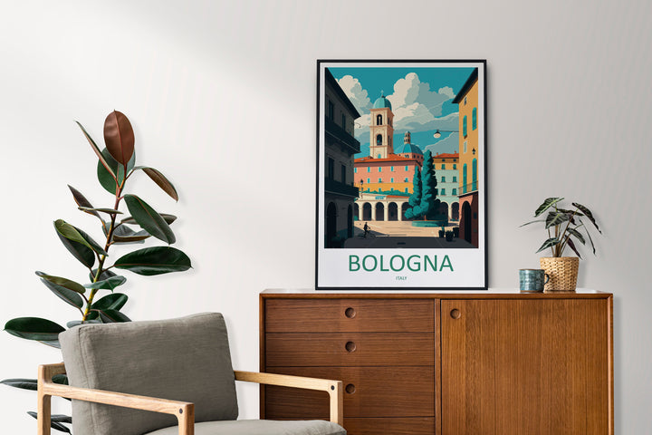 Bologna Travel Print Wall Art Bologna Wall Hanging Home Decoration Bologna Gift Art Lovers Wall Art Print Art Bologna Travel Print Italy Art