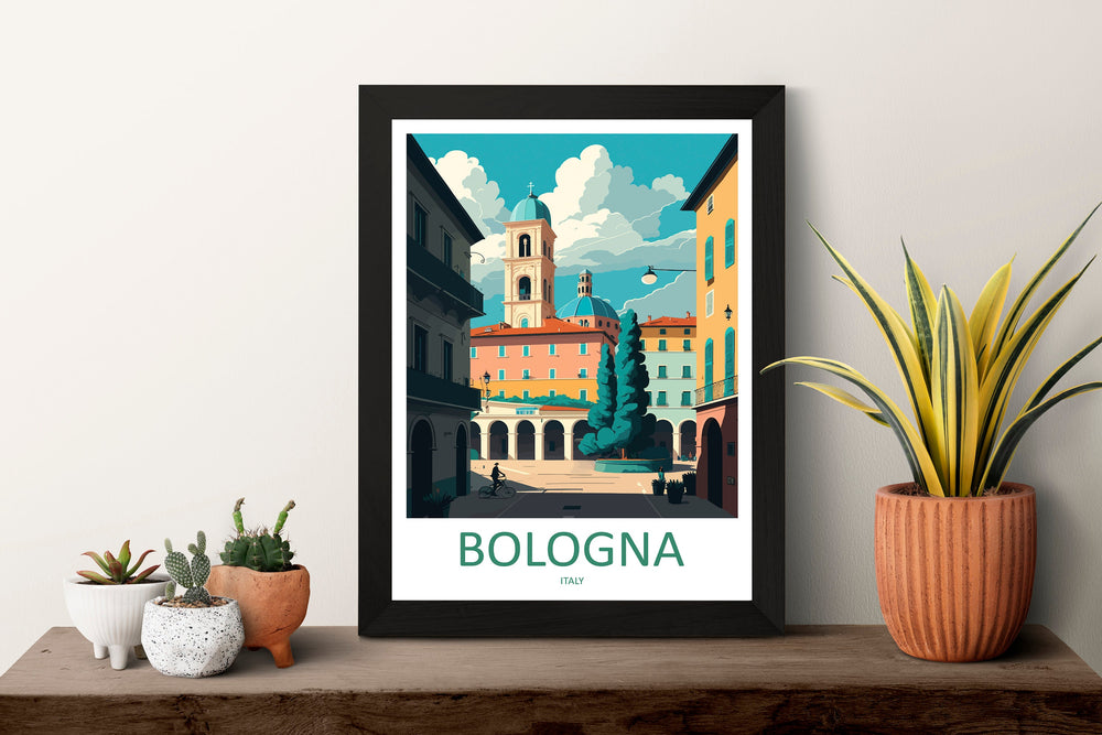 Bologna Travel Print Wall Art Bologna Wall Hanging Home Decoration Bologna Gift Art Lovers Wall Art Print Art Bologna Travel Print Italy Art