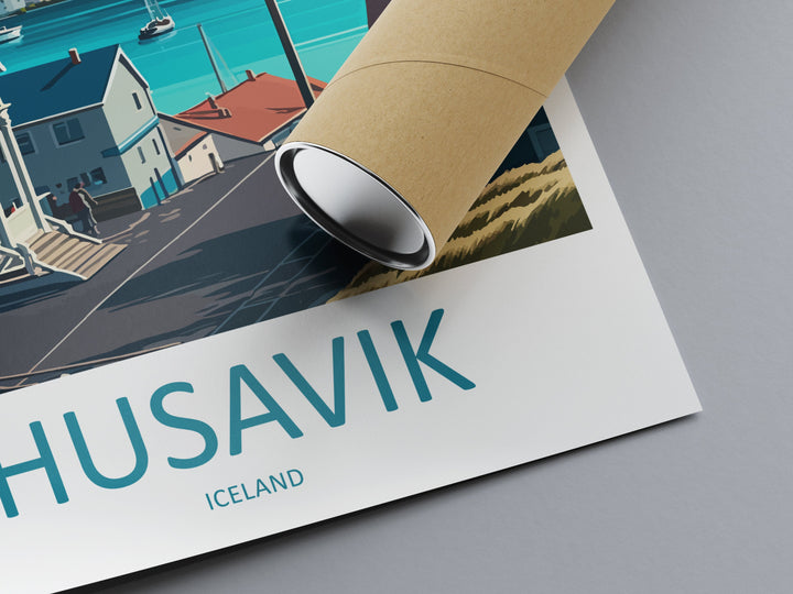 Husavik Travel Print Wall Art Husavik Wall Hanging Home Décor Husavik Gift Art Lovers Iceland Art Lover Gift Husavik Wall Decor Artwork