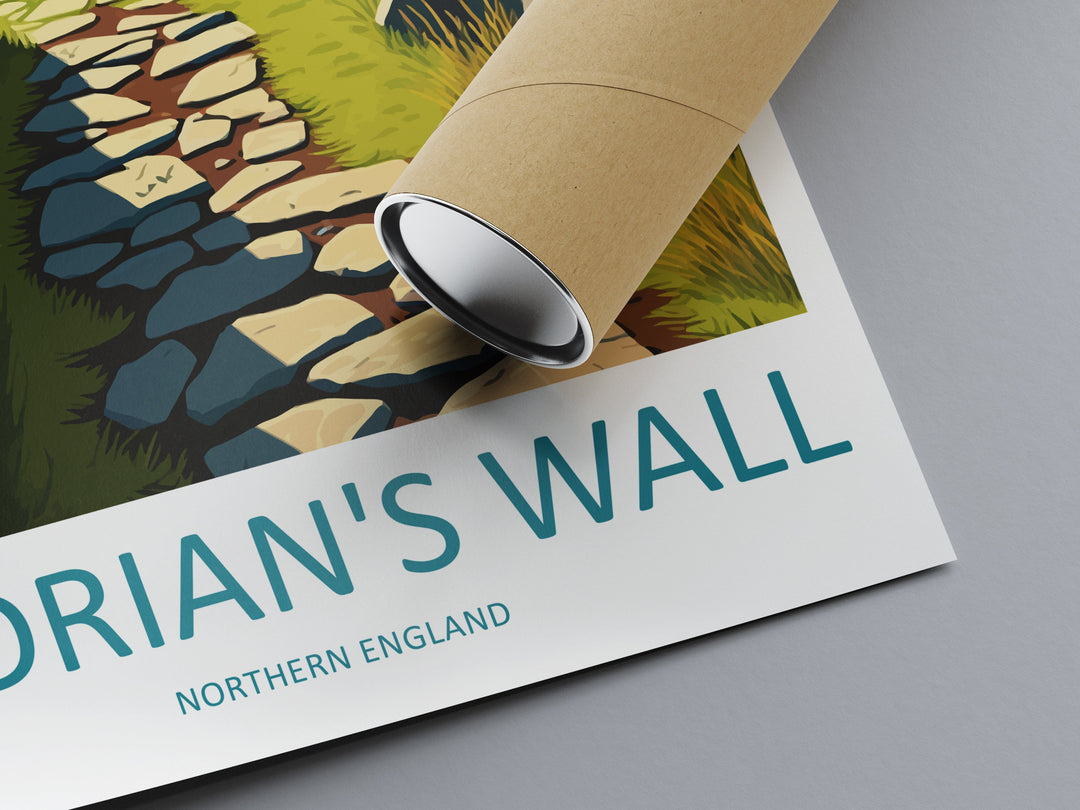 Hadrian's Wall Print Hadrian's Wall Home Decor Art Print Hadrian's Wall Wall Art National Trail Enthusiast Gift Wall Hanging Hadrian's Wall