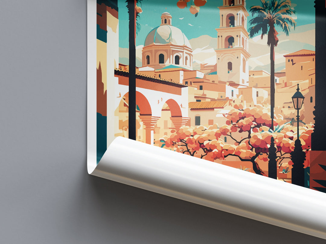 Cordoba Travel Print Wall Art Cordoba Wall Hanging Home Décor Cordoba Gift Art Lovers Spain Art Lover Gift Cordoba Wall Décor Cordoba Art