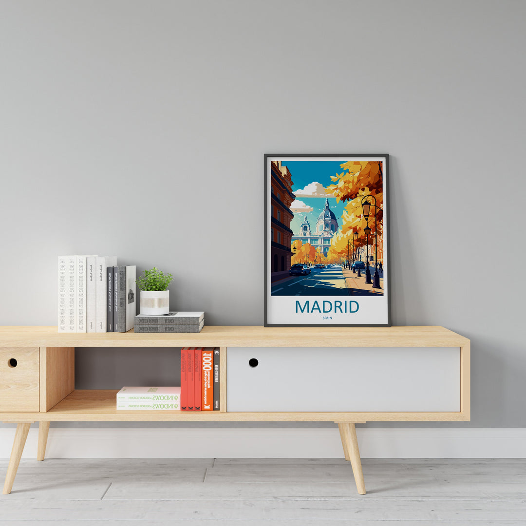 Madrid Travel Print Wall Art Madrid Wall Hanging Home Décor Madrid Gift Art Lovers Spain Art Lover Gift Madrid Wall Décor Madrid Spain Print