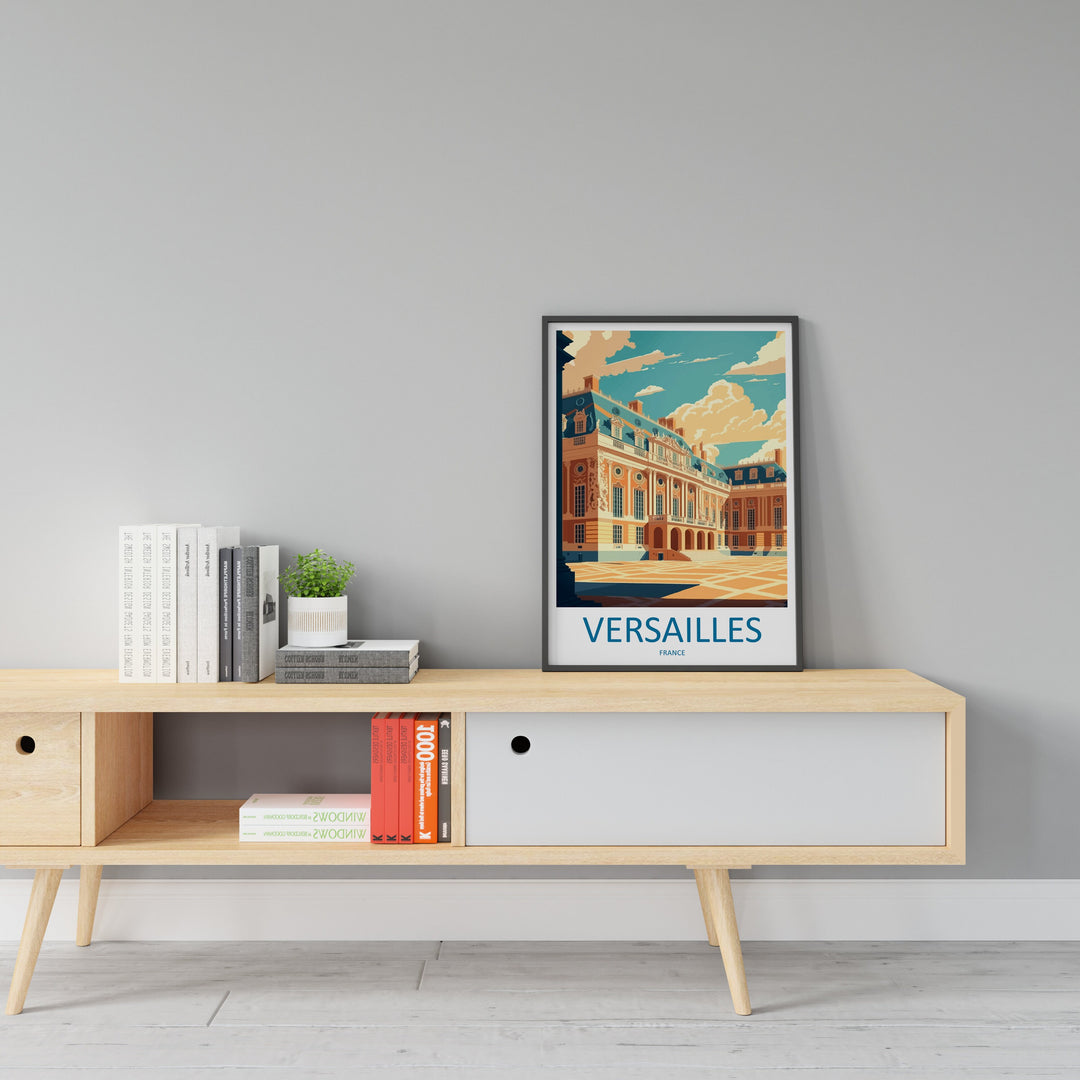 Versailles Palace Travel Print Wall Art West Versailles Palace Wall Hanging Home Decoration Versailles Palace Gift Art Lovers Wall Art Print