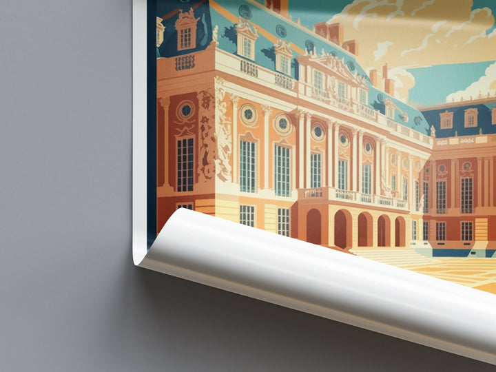 Versailles Palace Travel Print Wall Art West Versailles Palace Wall Hanging Home Decoration Versailles Palace Gift Art Lovers Wall Art Print