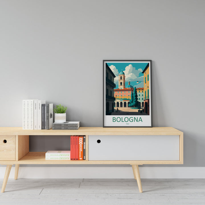 Bologna Travel Print Wall Art Bologna Wall Hanging Home Decoration Bologna Gift Art Lovers Wall Art Print Art Bologna Travel Print Italy Art