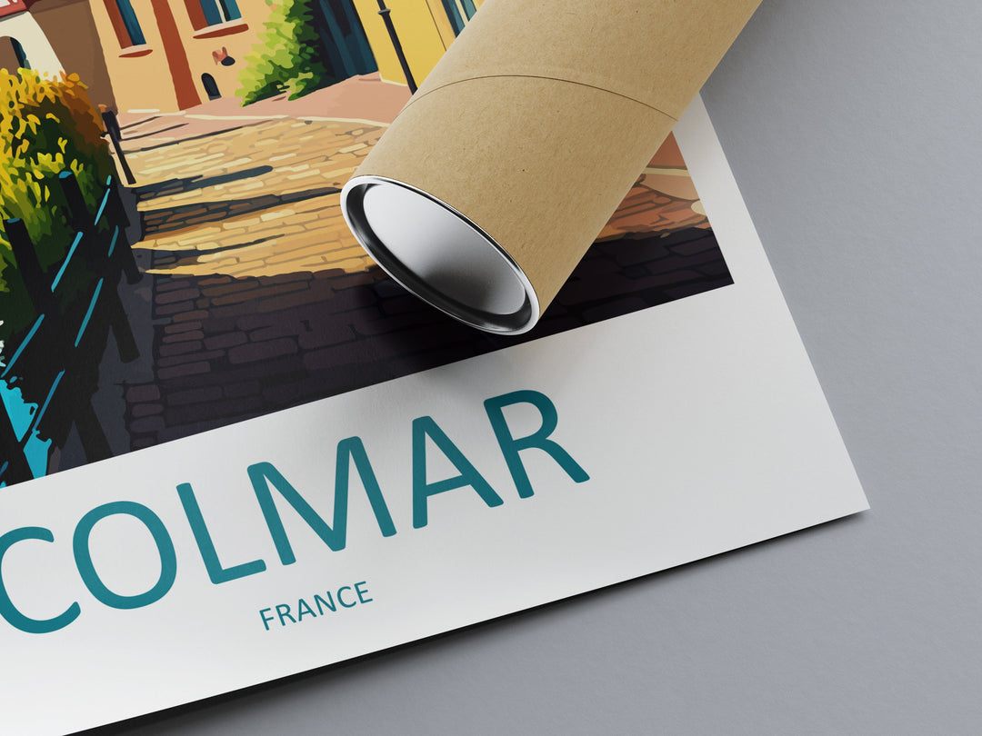 Colmar Travel Print Wall Art Colmar Wall Hanging Home Décor Colmar Gift Art Lovers France Art Lover Gift Colmar Print France Artwork Gift