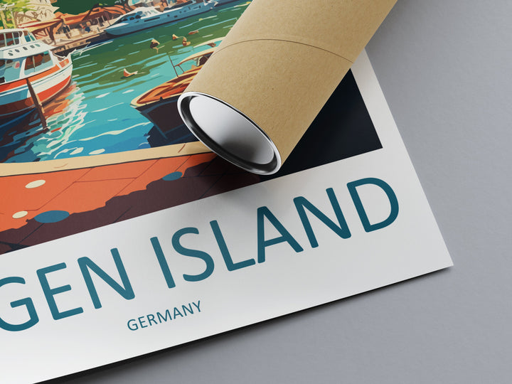 Rugen Island Travel Print Wall Art Rugen Island Wall Hanging Home Décor Rugen Island Gift Art Lovers Germany Art Lover Gift Rugen Island Art