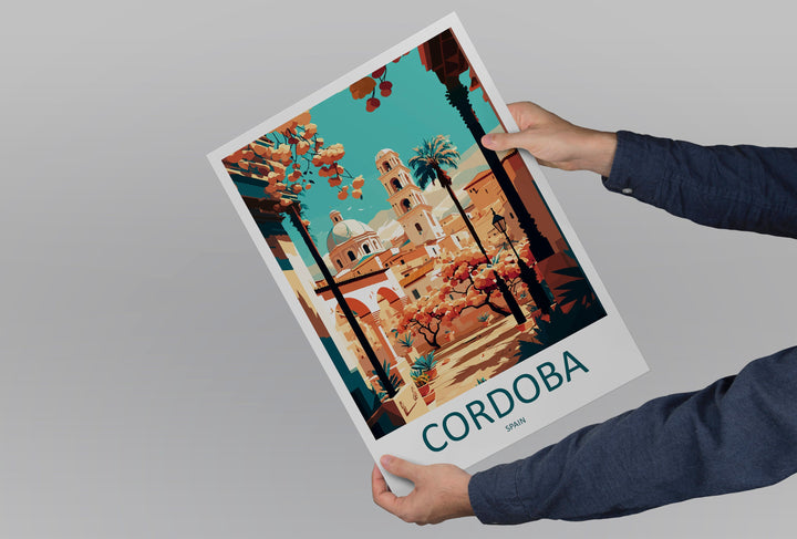 Cordoba Travel Print Wall Art Cordoba Wall Hanging Home Décor Cordoba Gift Art Lovers Spain Art Lover Gift Cordoba Wall Décor Cordoba Art