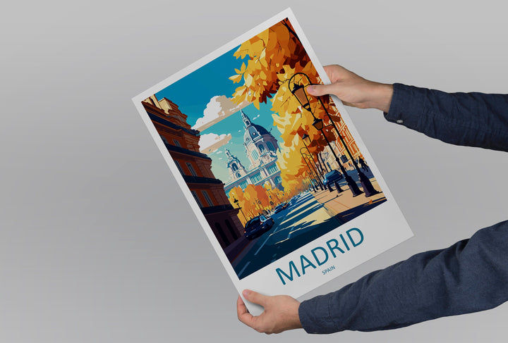 Madrid Travel Print Wall Art Madrid Wall Hanging Home Décor Madrid Gift Art Lovers Spain Art Lover Gift Madrid Wall Décor Madrid Spain Print