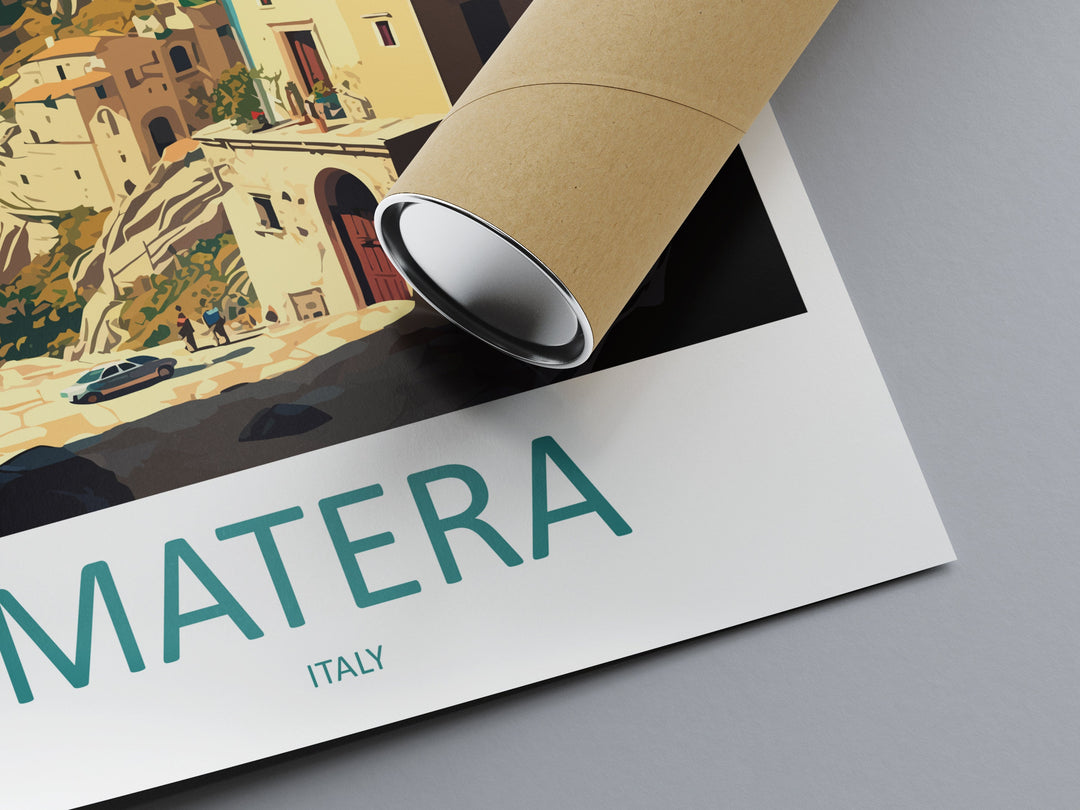 Matera Travel Print Wall Art Matera Wall Hanging Home Décor Matera Gift Art Lovers Italy Art Lover Gift Matera Print Matera Travel Gift Art