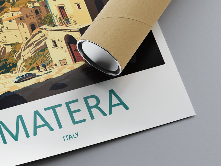 Matera Travel Print Wall Art Matera Wall Hanging Home Décor Matera Gift Art Lovers Italy Art Lover Gift Matera Print Matera Travel Gift Art