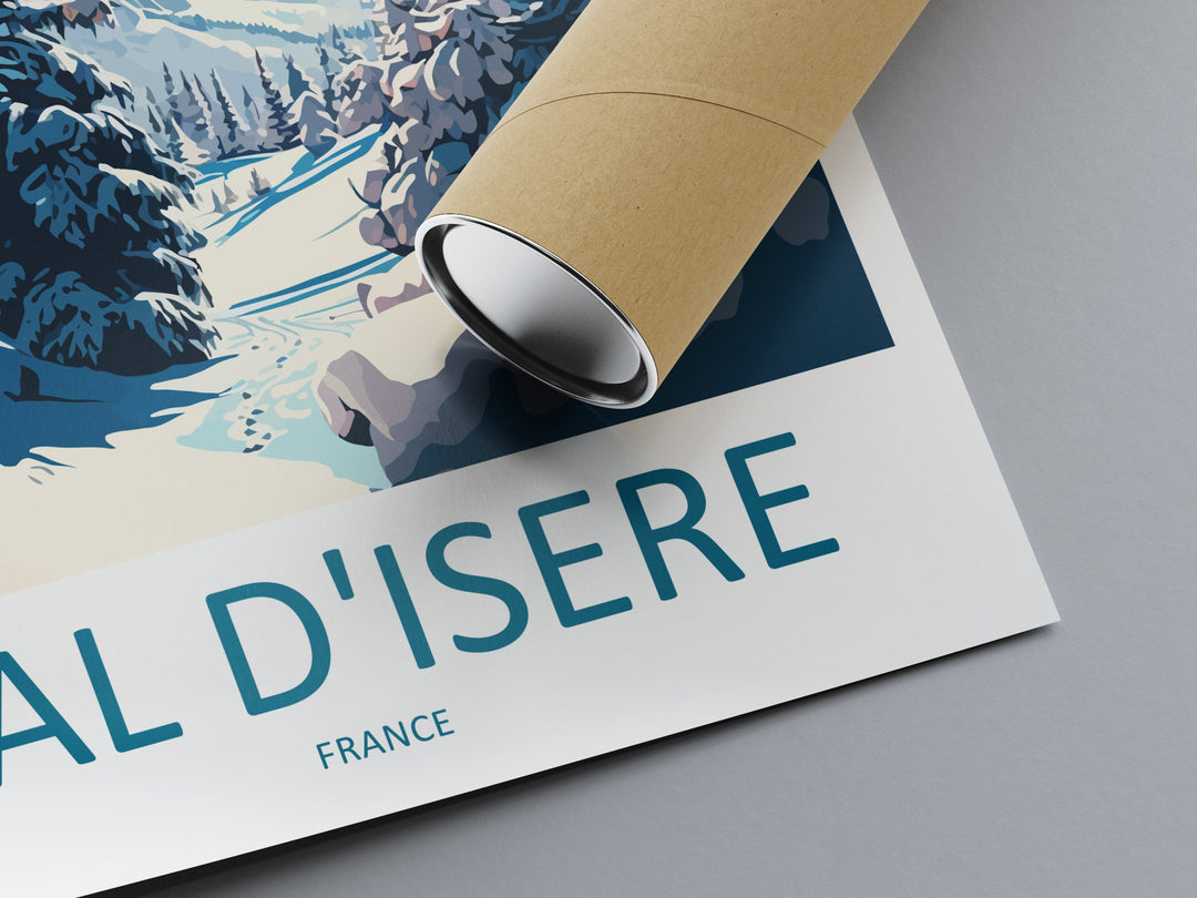 Val d'isere Travel Print Wall Art Val d'isere Wall Hanging Home Décor Val d'isere Gift Art Lovers Ski Art Lover Gift Val d'isere Print Ski