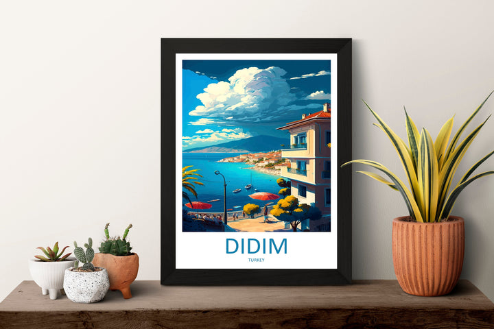 Didim Travel Print Wall Art Didim Wall Hanging Home Décor Didim Gift Art Lovers Turkey Art Lover Gift Didim City Turkey Travel