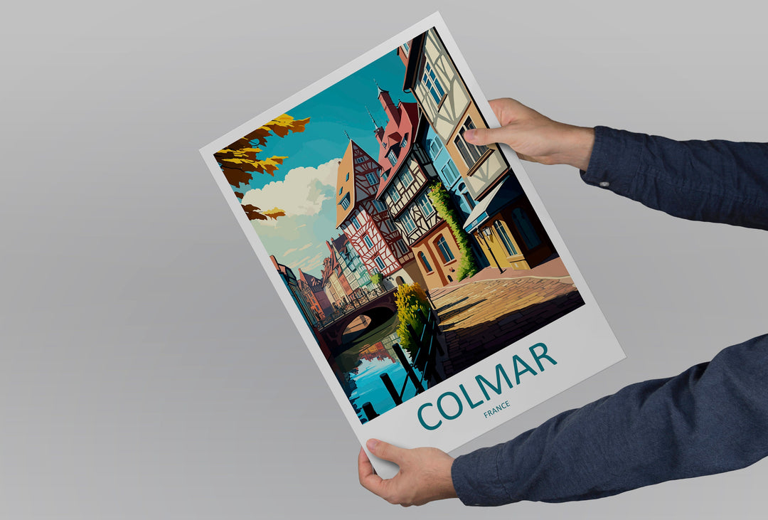 Colmar Travel Print Wall Art Colmar Wall Hanging Home Décor Colmar Gift Art Lovers France Art Lover Gift Colmar Print France Artwork Gift