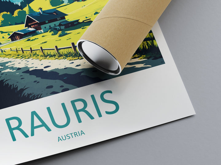 Rauris Travel Print Wall Art Rauris Wall Hanging Home Décor Rauris Gift Art Lovers Austria Art Lover Gift Rauris Travel Poster Rauris Print