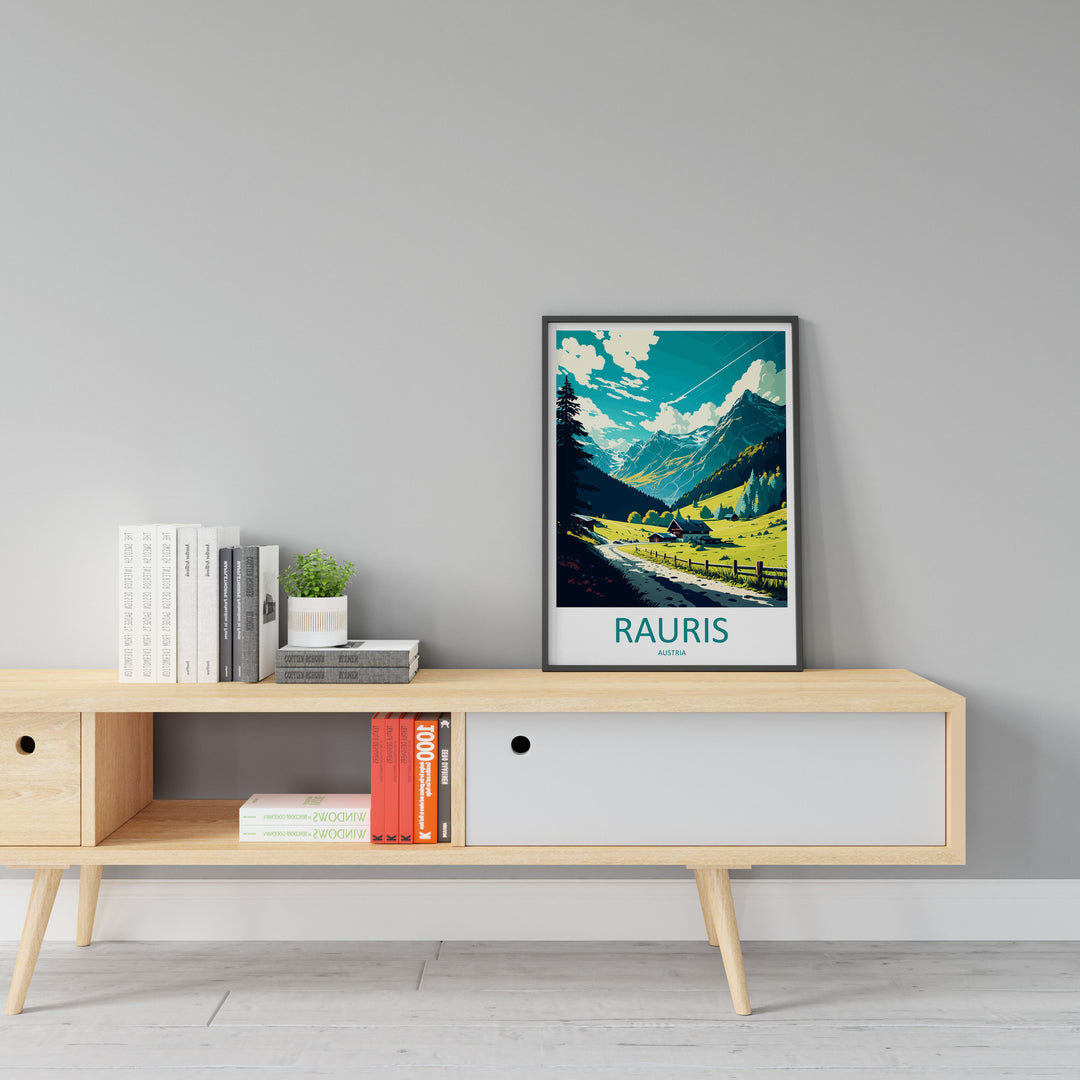 Rauris Travel Print Wall Art Rauris Wall Hanging Home Décor Rauris Gift Art Lovers Austria Art Lover Gift Rauris Travel Poster Rauris Print