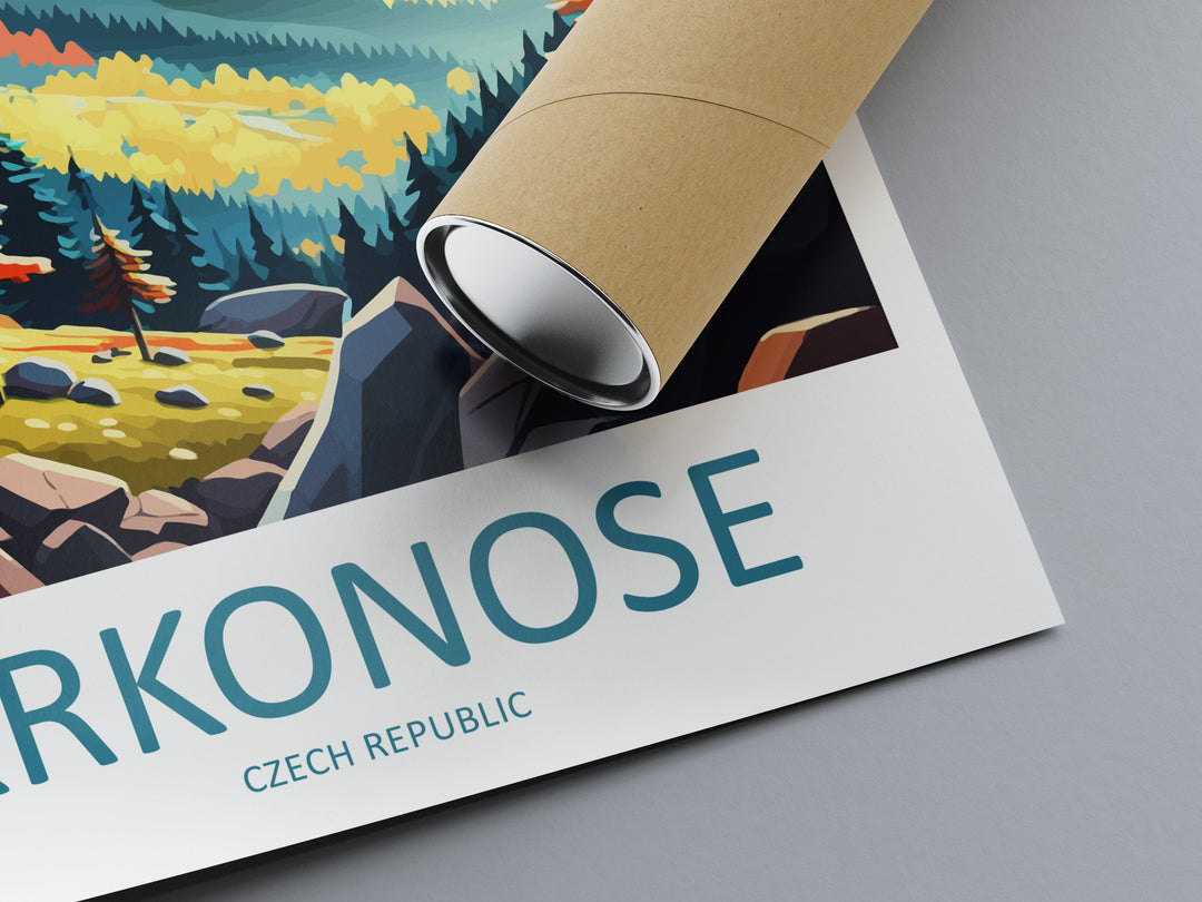 Krkonose Travel Print Wall Art Krkonose Wall Hanging Home Décor Krkonose Gift Art Lovers Czech Republic Art Lover Gift Krkonose Wall Decor