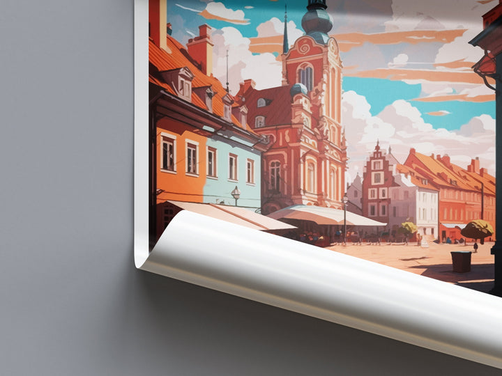 Elblag Travel Print Wall Art Elblag Wall Hanging Home Décor Elblag Gift Art Lovers Poland Art Lover Gift Elblag Travel Wall Art