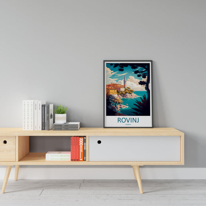 Rovinj Travel Print Wall Art Rovinj Wall Hanging Home Décor Rovinj Gift Art Lovers Croatia Art Lover Gift Rovinj Travel Poster Wall Art