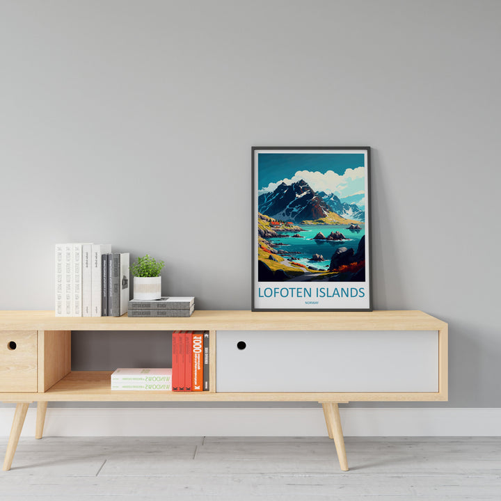 Lofoten Islands Travel Print Lofoten Home Décor Lofoten Islands Art Print Norwegian Wall Print For Lofoten Gift Wall Hanging Lofoten Artwork