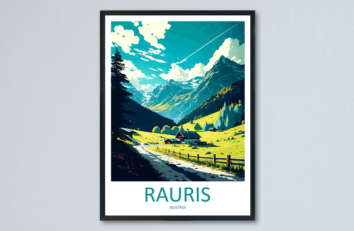 Rauris Travel Print Wall Art Rauris Wall Hanging Home Décor Rauris Gift Art Lovers Austria Art Lover Gift Rauris Travel Poster Rauris Print