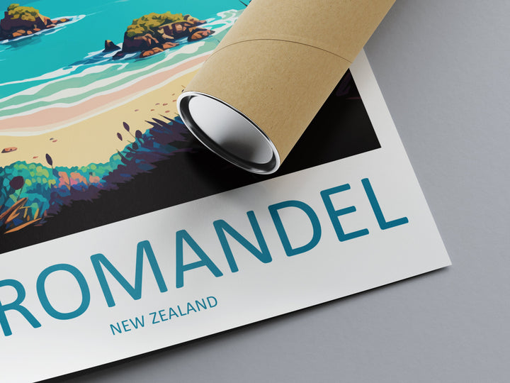 Coromandel Travel Print Wall Art Coromandel Wall Hanging Home Décor Coromandel Gift Art Lovers New Zealand Art Lover Gift Print