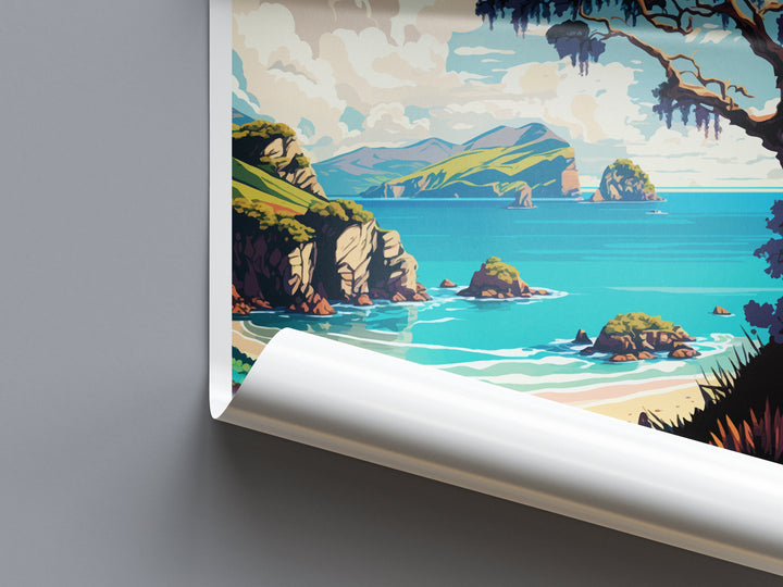 Coromandel Travel Print Wall Art Coromandel Wall Hanging Home Décor Coromandel Gift Art Lovers New Zealand Art Lover Gift Print