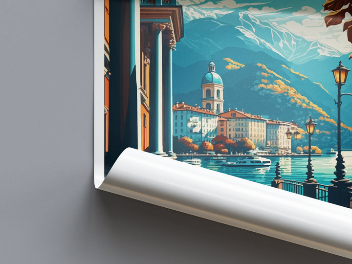 Locarno Travel Print Wall Art Locarno Wall Hanging Home Décor Locarno Gift Art Lovers Switzerland Art Lover Gift Locarno Travel Art