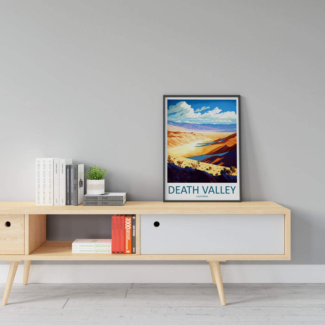 Death Valley National Park Travel Print Wall Art Death Valley Wall Hanging Home Décor Death Valley Gift Art Lovers California Art Lover Gift