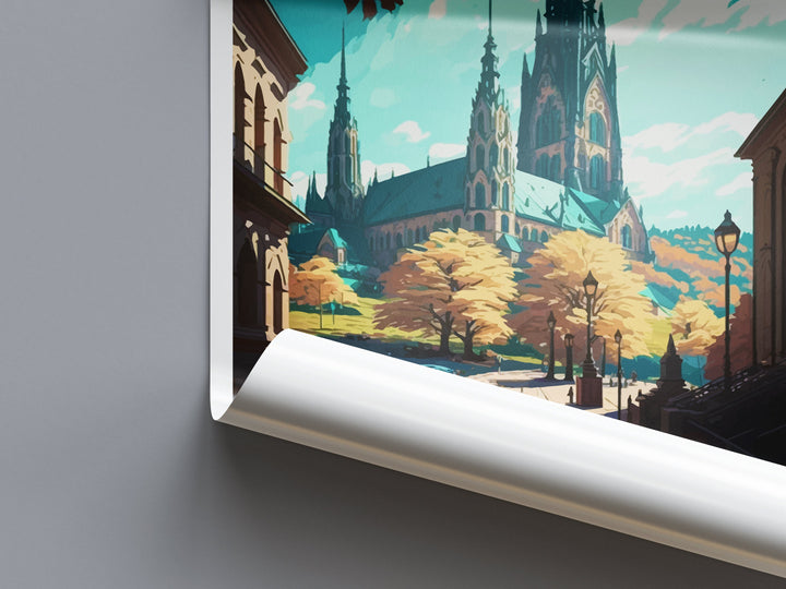 Liberec Travel Print Wall Art Liberec Wall Hanging Home Décor Liberec Gift Art Lovers Czech Republic Art Lover Gift Liberec Art Decor