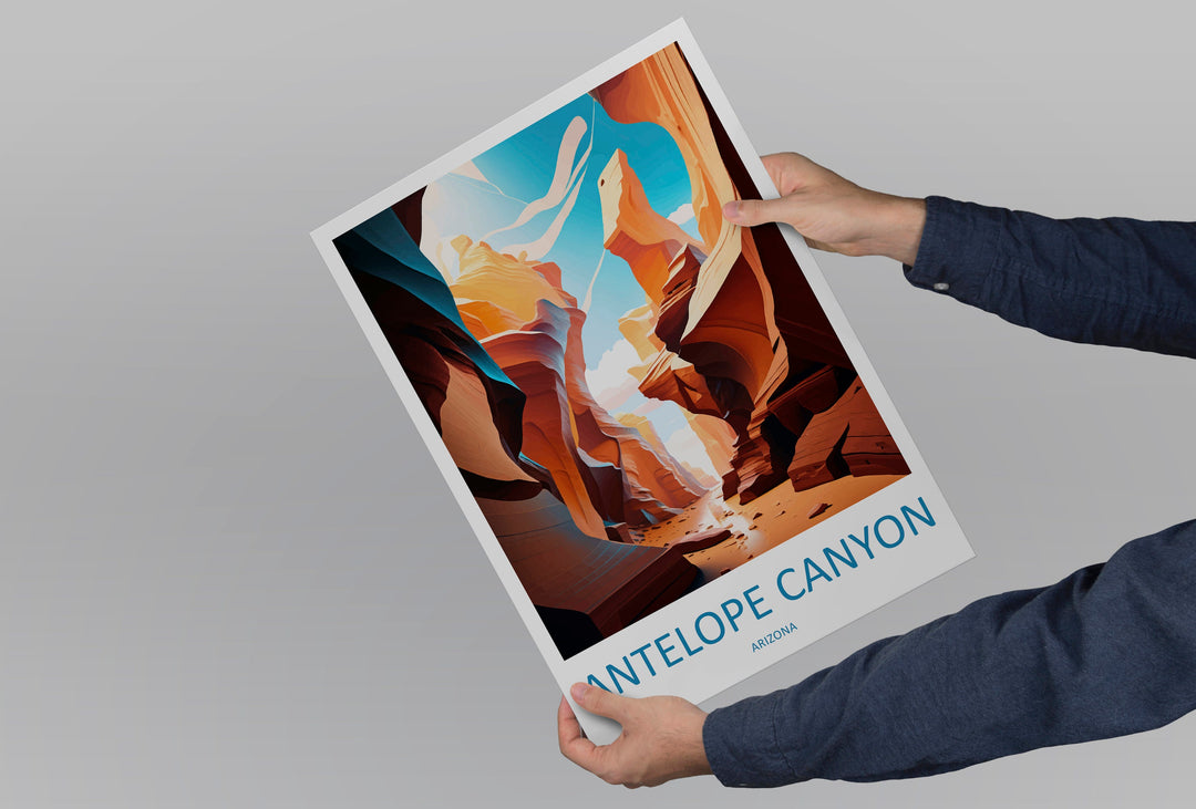 Antelope Canyon Travel Print Wall Art Antelope Canyon Wall Hanging Home Décor Antelope Canyon Gift Art Lovers Arizona Art Lover Gift