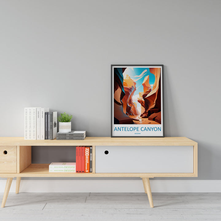 Antelope Canyon Travel Print Wall Art Antelope Canyon Wall Hanging Home Décor Antelope Canyon Gift Art Lovers Arizona Art Lover Gift