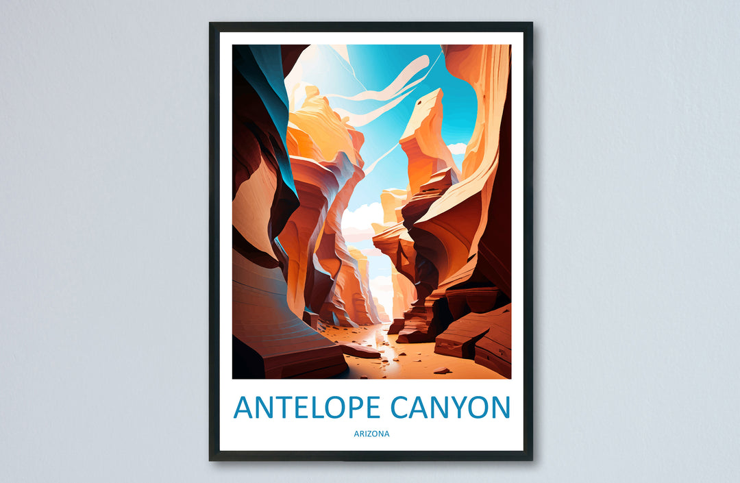 Antelope Canyon Travel Print Wall Art Antelope Canyon Wall Hanging Home Décor Antelope Canyon Gift Art Lovers Arizona Art Lover Gift