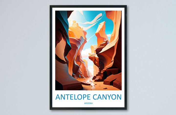Antelope Canyon Travel Print Wall Art Antelope Canyon Wall Hanging Home Décor Antelope Canyon Gift Art Lovers Arizona Art Lover Gift