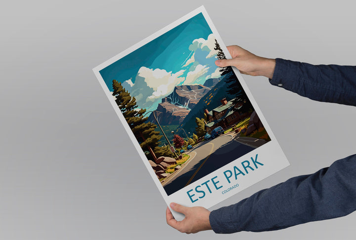 Este Park Travel Print Wall Art Este Park Wall Hanging Home Décor Este Park Gift Art Lovers Colorado Art Gift Lover Print For Este Park
