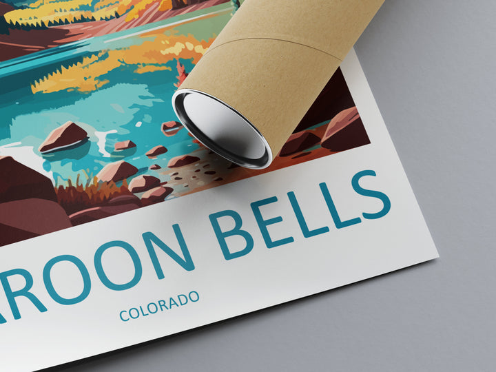 Maroon Bells Travel Print Wall Art Maroon Bells Wall Hanging Home Décor Maroon Bells Gift Art Lovers Colorado Art Gift Lover Print